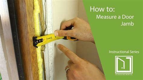 how to measure door jamb thickness|jamb depth for 2x6 wall.